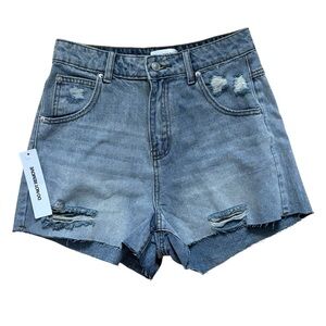 Princess Polly Feels Like Summer Ripped Denim Cutoff Jean Shorts Size 6 New Tag